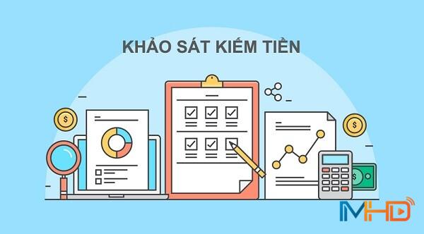 Khảo sát kiếm tiền: Bí mật kiếm thêm thu nhập online
