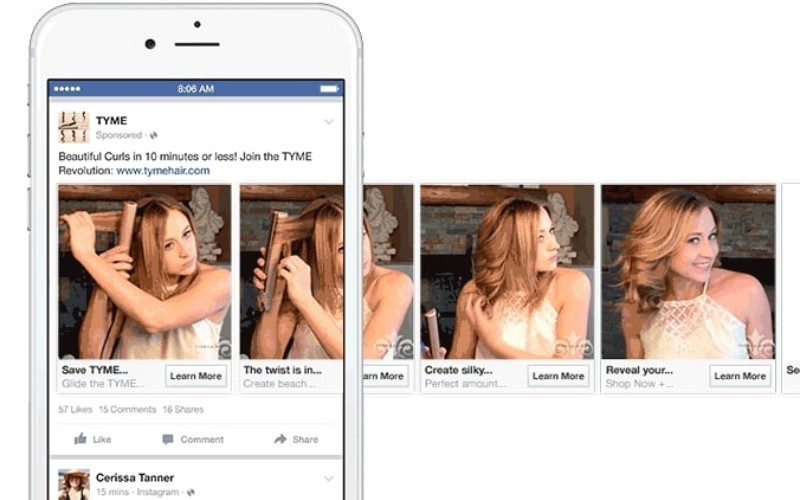 3 ý tưởng tạo quảng cáo Carousel Facebook ấn tượng 2
