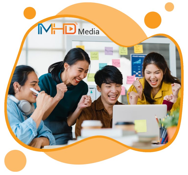 đồng đội chạy quảng cáo facebook tại MHD Media