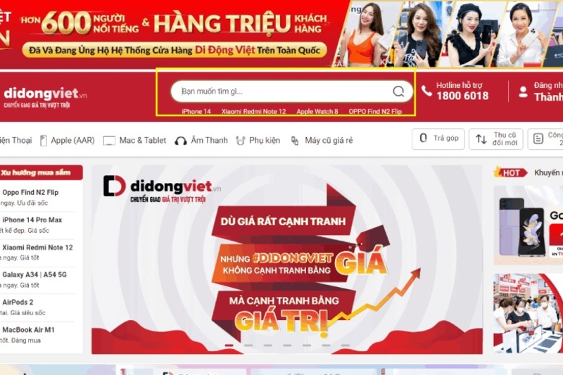 Website Di Động Việt