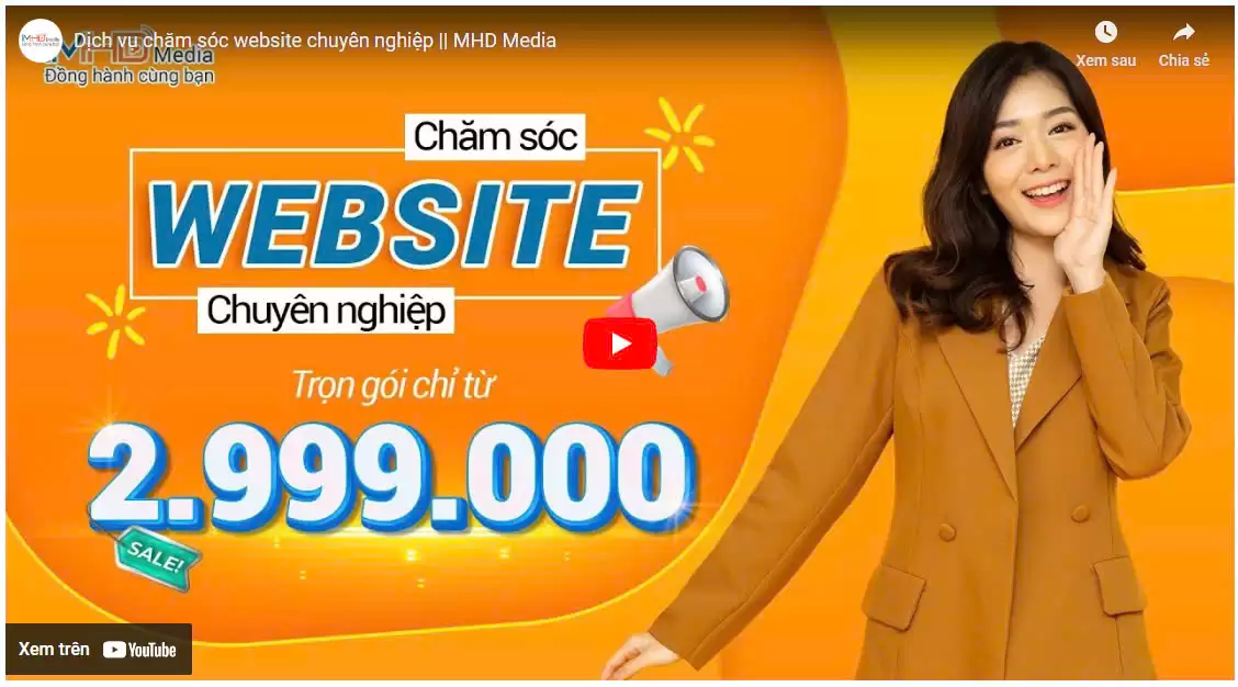 Giới thiệu gói chăm sóc website