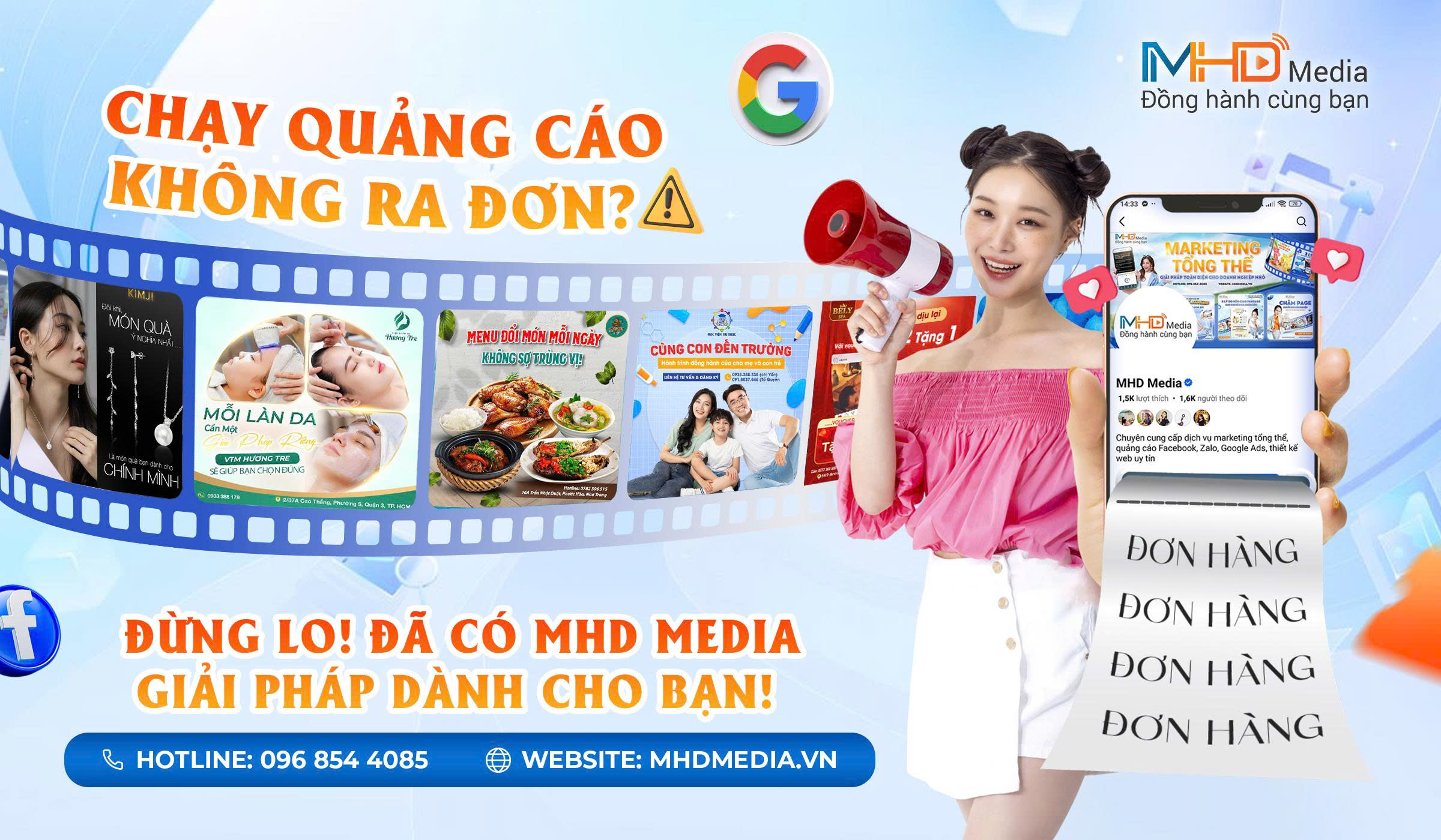 quảng cáo facebook không ra đơn