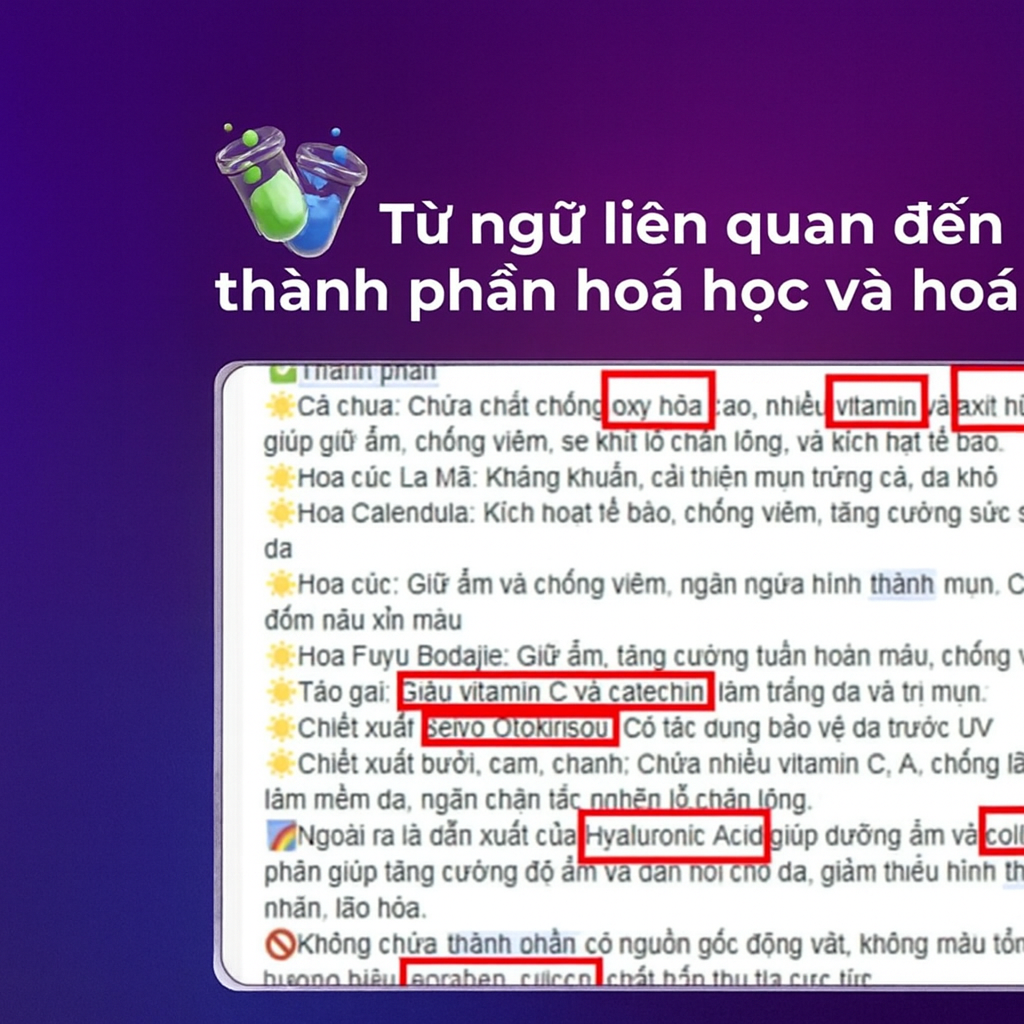 Quảng cáo thực phẩm, mỹ phẩm cần tránh đề cập đến thành phần hóa học