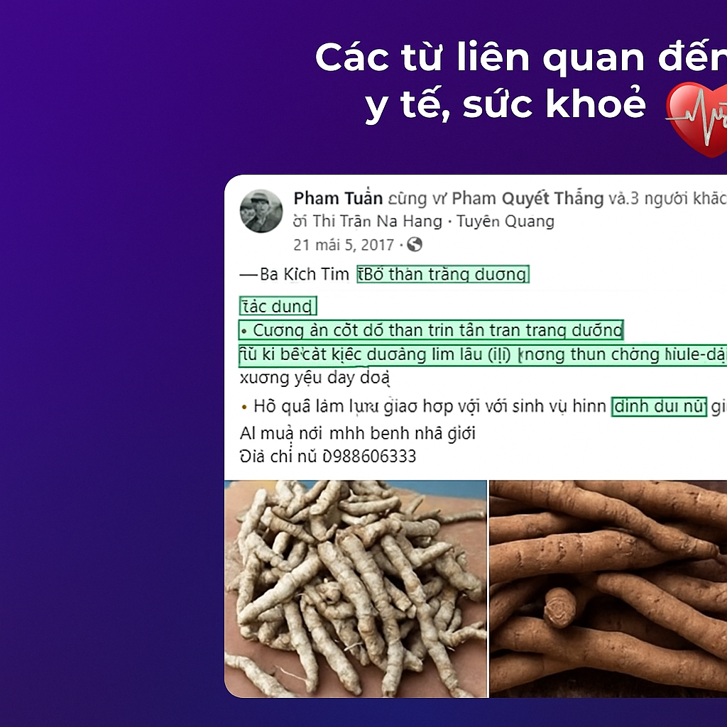 các từ vi phạm chính sách facebook
