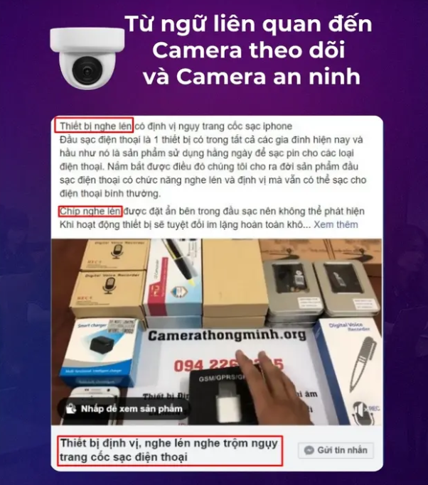 Từ ngữ liên quan đến Camera theo dõi và Camera an ninh