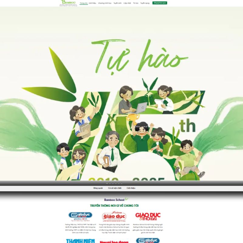 Thiết kế web lĩnh vực giáo dục