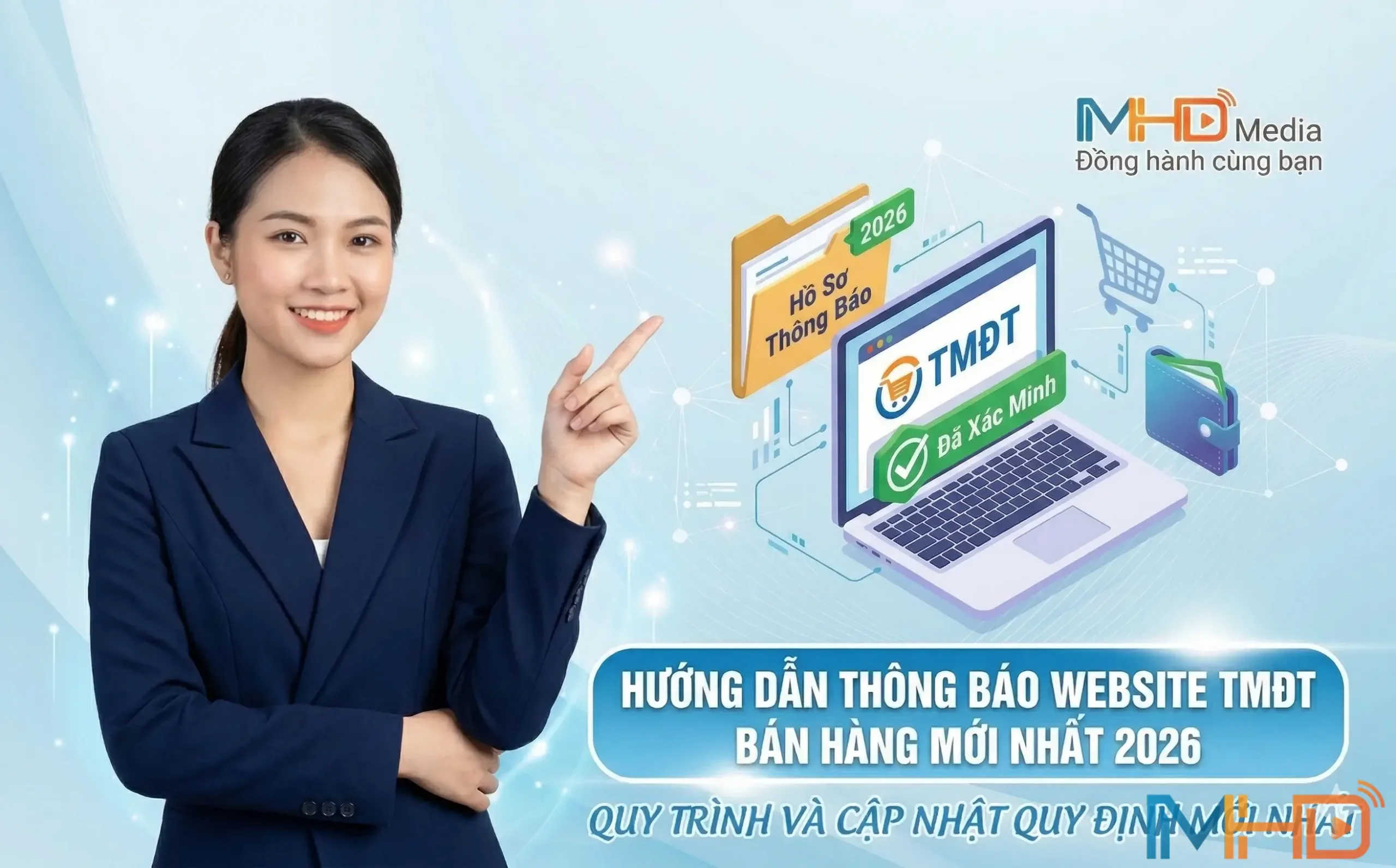 Hướng dẫn thông báo websiteTMĐT bán hàng